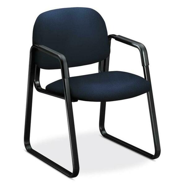 The Hon Seating Sled Base Guest Chair, Navy HON4008CU98T